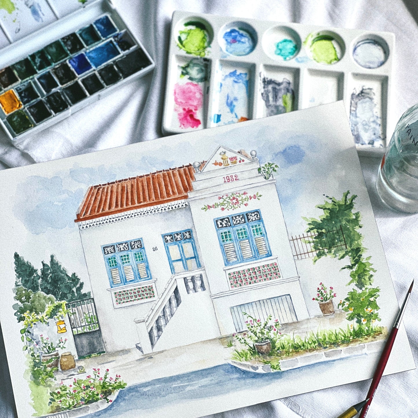 Original Artwork - Mangis Shophouse, 2024