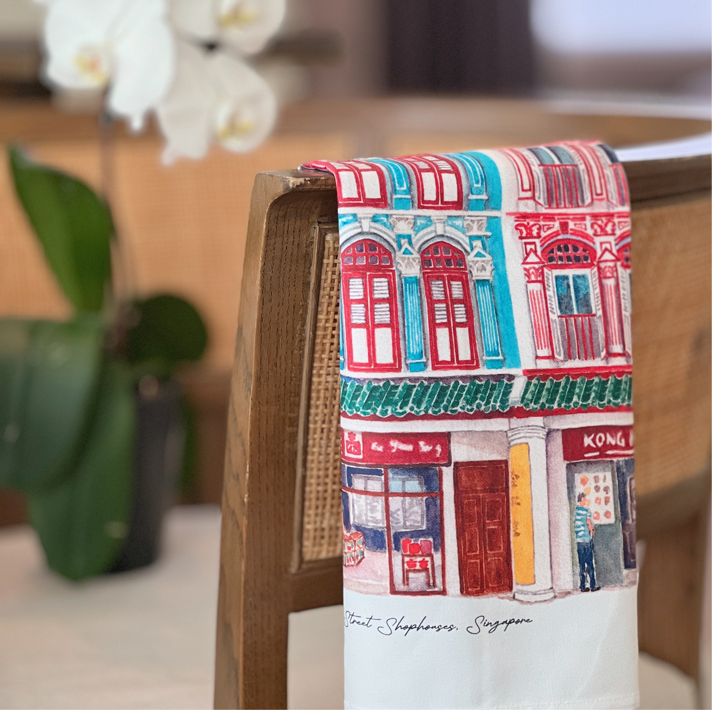 Singapore Shophouse Tea Towels