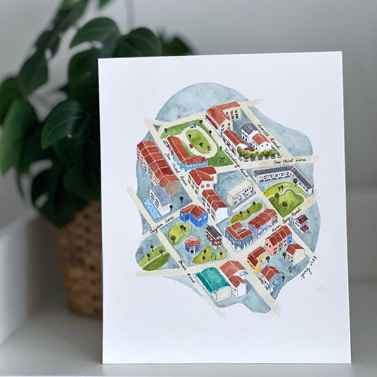 Map of Joo Chiat | 8"X10"