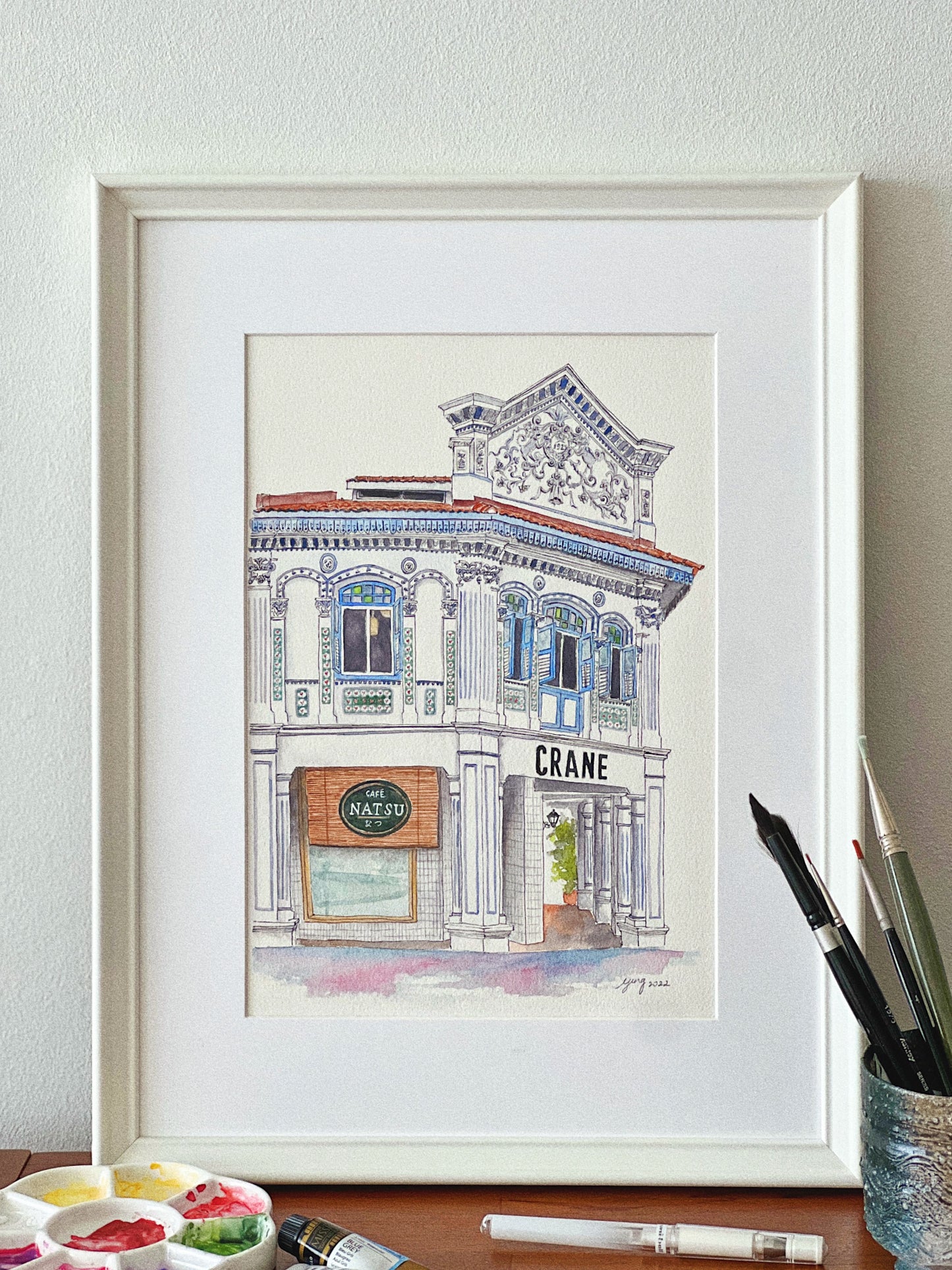 Original Artwork - Crane Shophouse, 2022