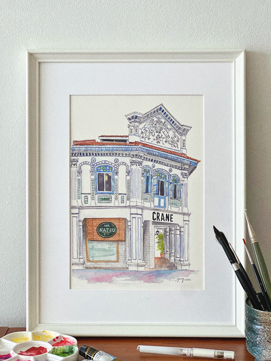 Original Artwork - Crane Shophouse, 2022