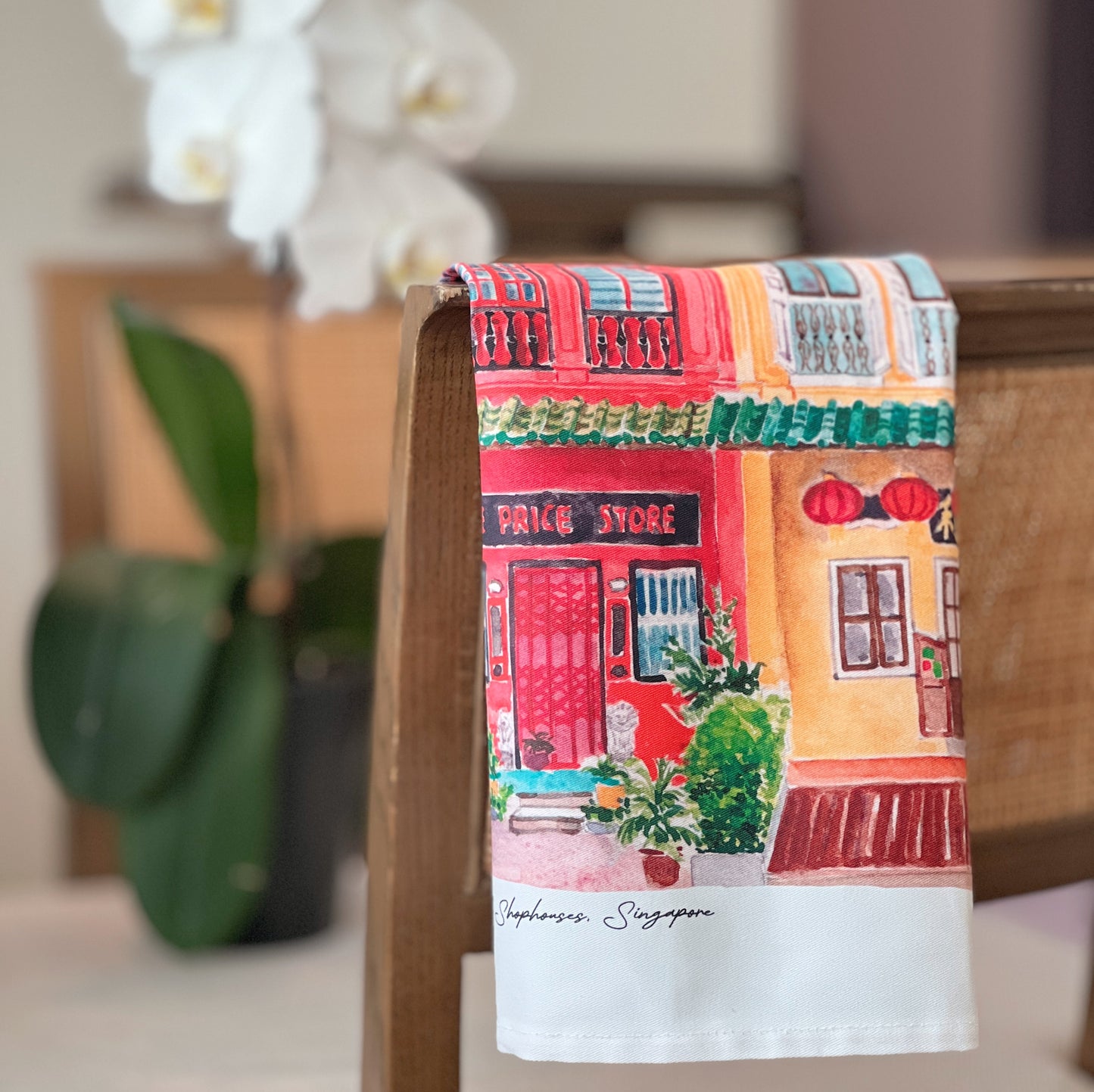 Singapore Shophouse Tea Towels