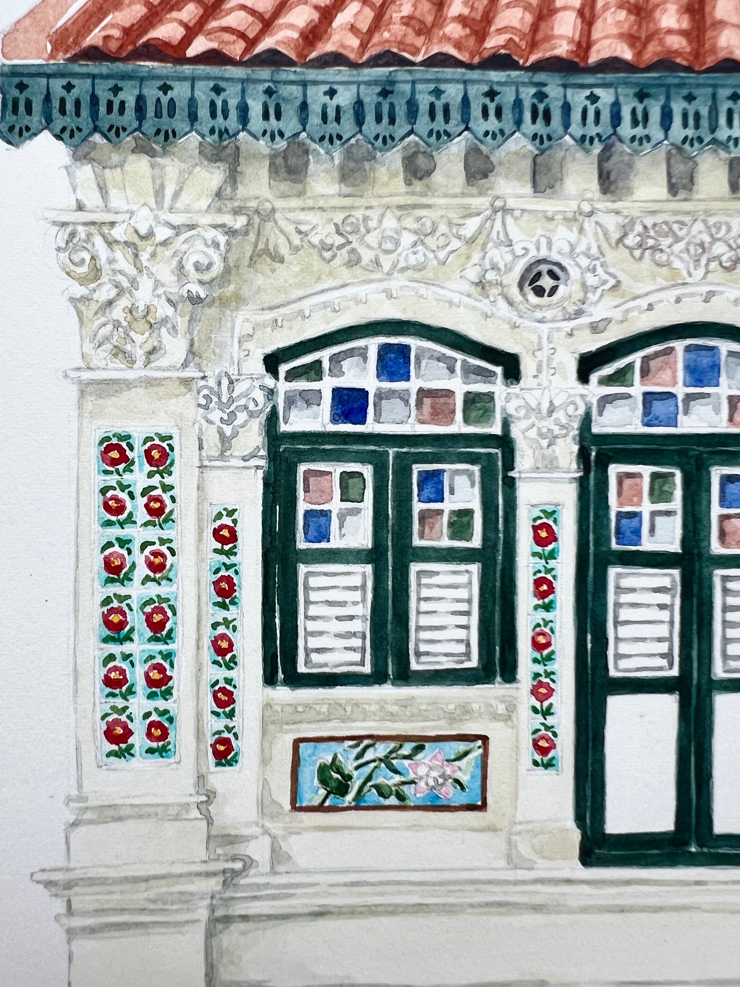 Original Artwork - Petain Road Shophouse, 2025