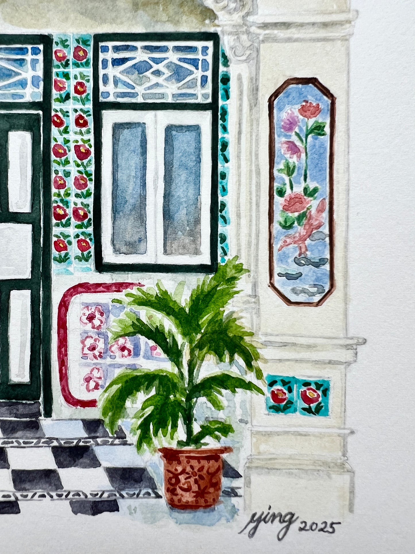 Original Artwork - Petain Road Shophouse, 2025