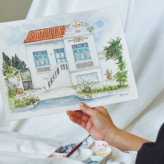 Original Artwork - Mangis Shophouse, 2024