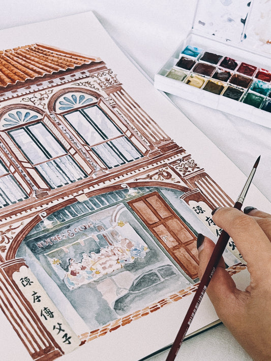 Original Artwork - Nutmeg Shophouse, 2024