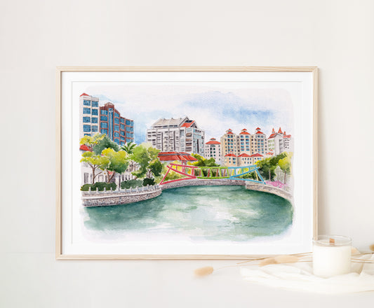 Singapore Art Print - Robertson Quay