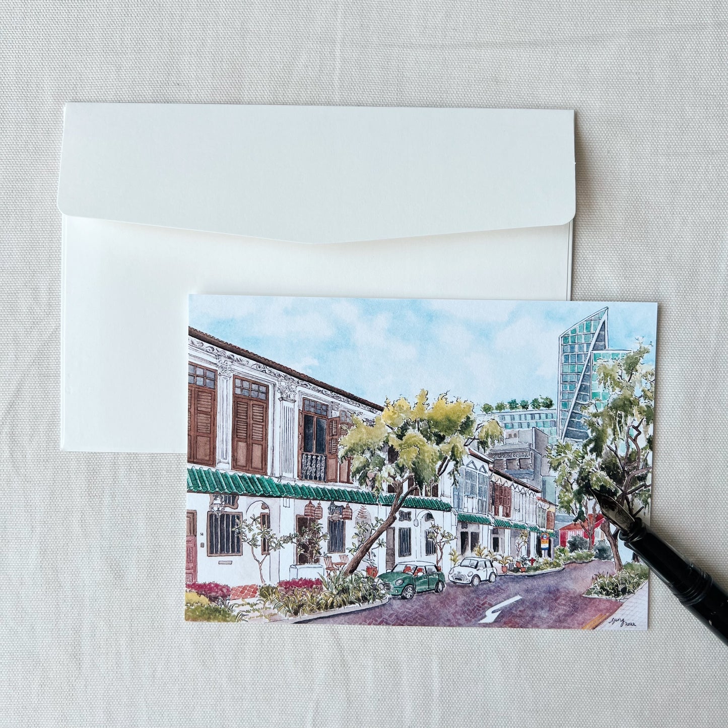 Singapore Postcards Set