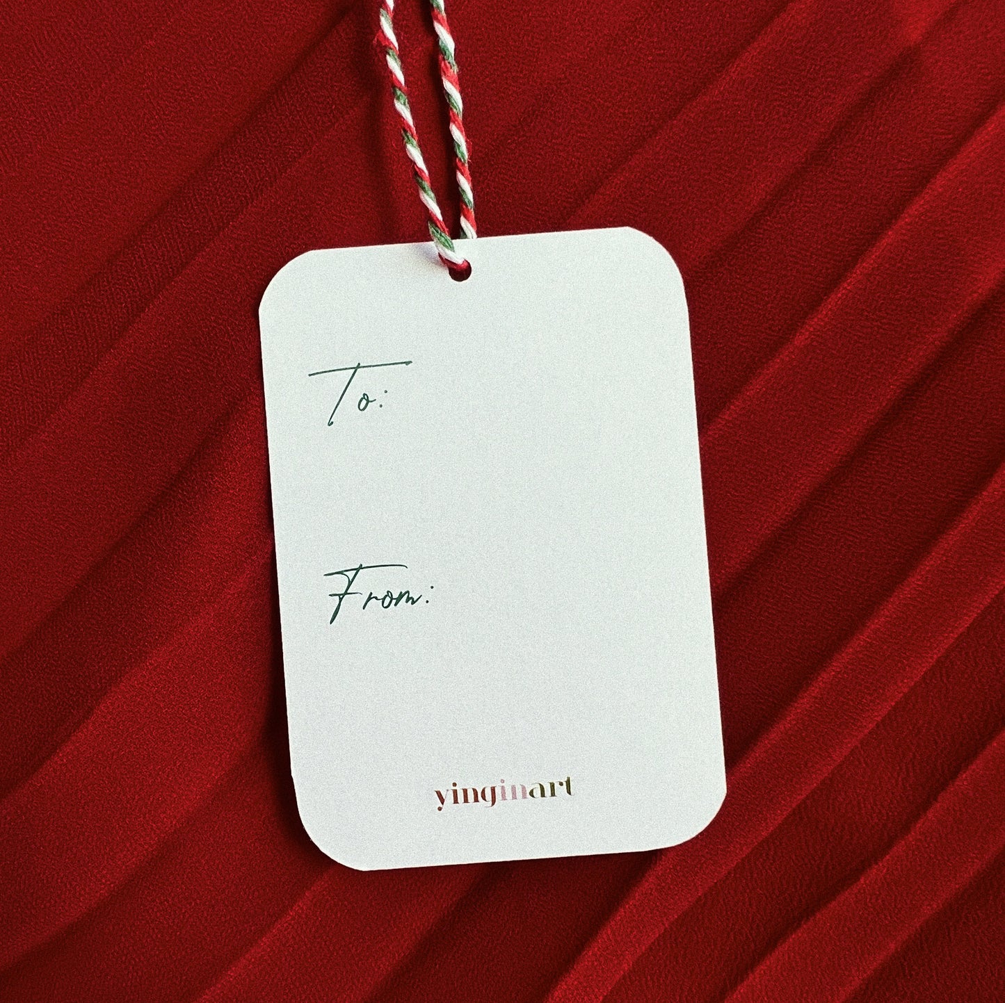 Wild Florals Christmas Gift Tags (Set of 8)