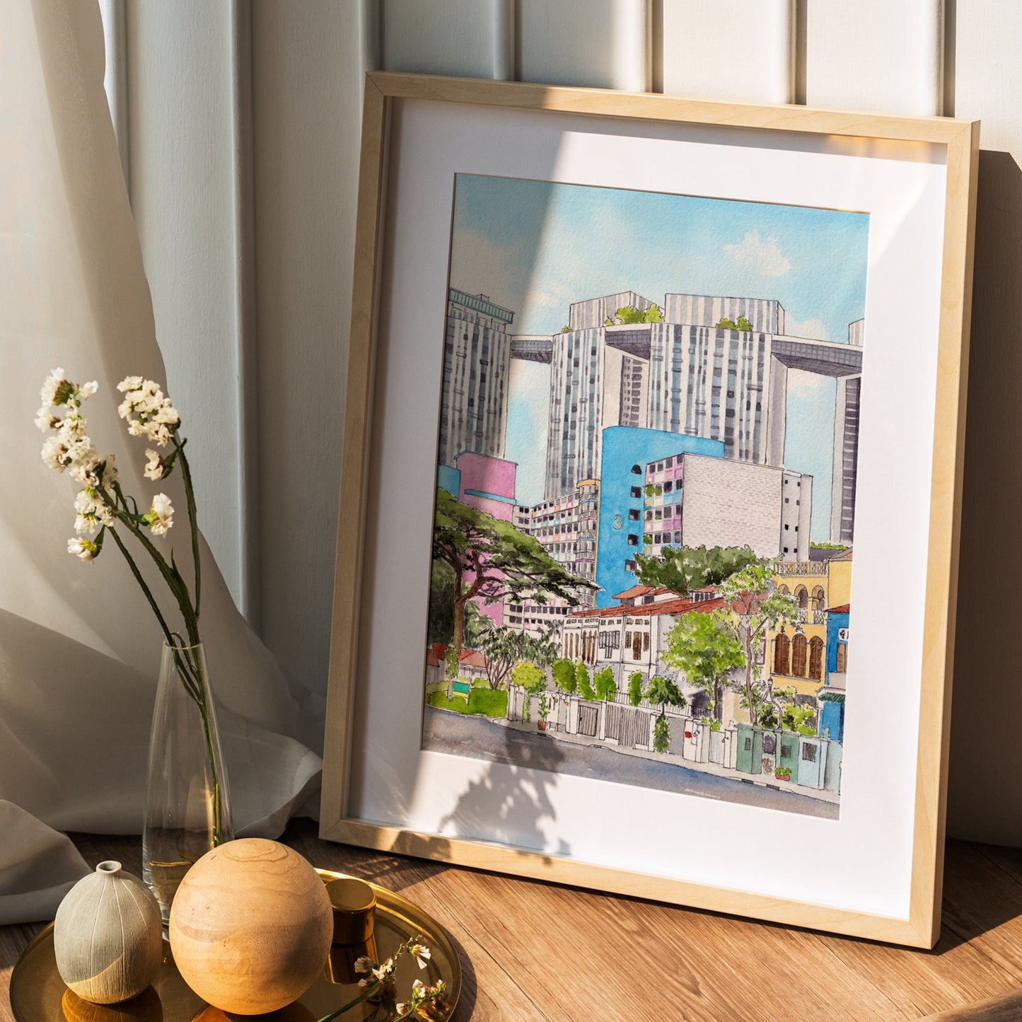 Singapore Art Print - Everton