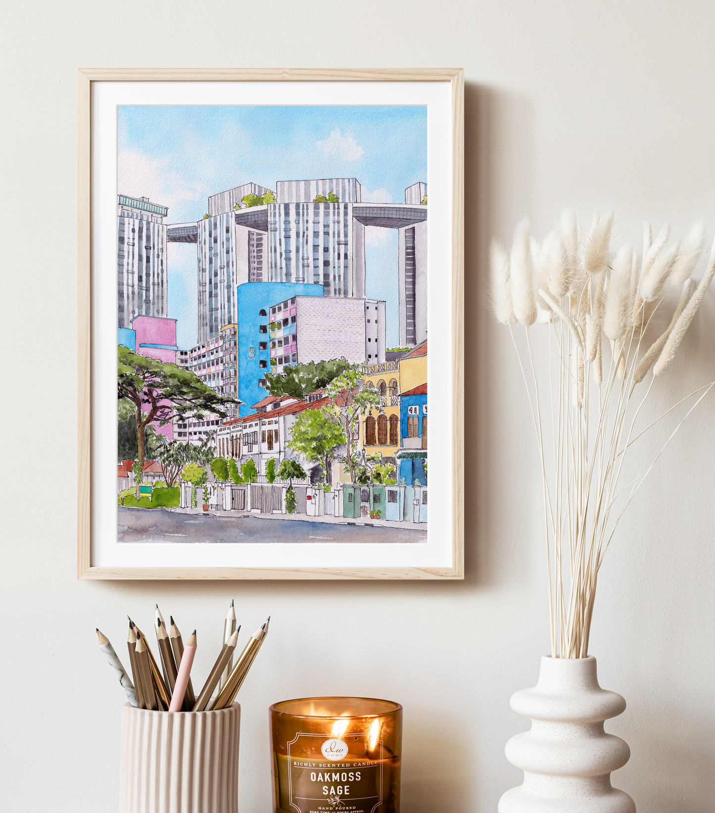 Singapore Art Print - Everton