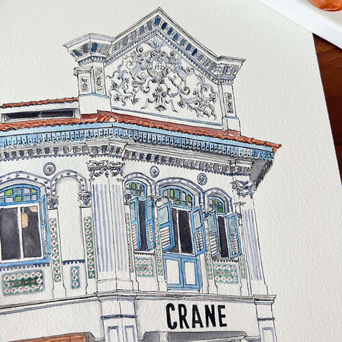 Original Artwork - Crane Shophouse, 2022