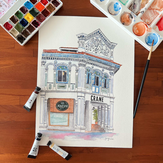 Original Artwork - Crane Shophouse, 2022