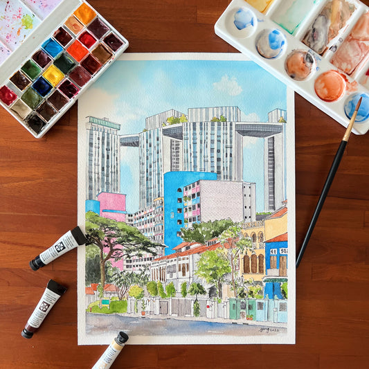 Singapore Art Print - Everton