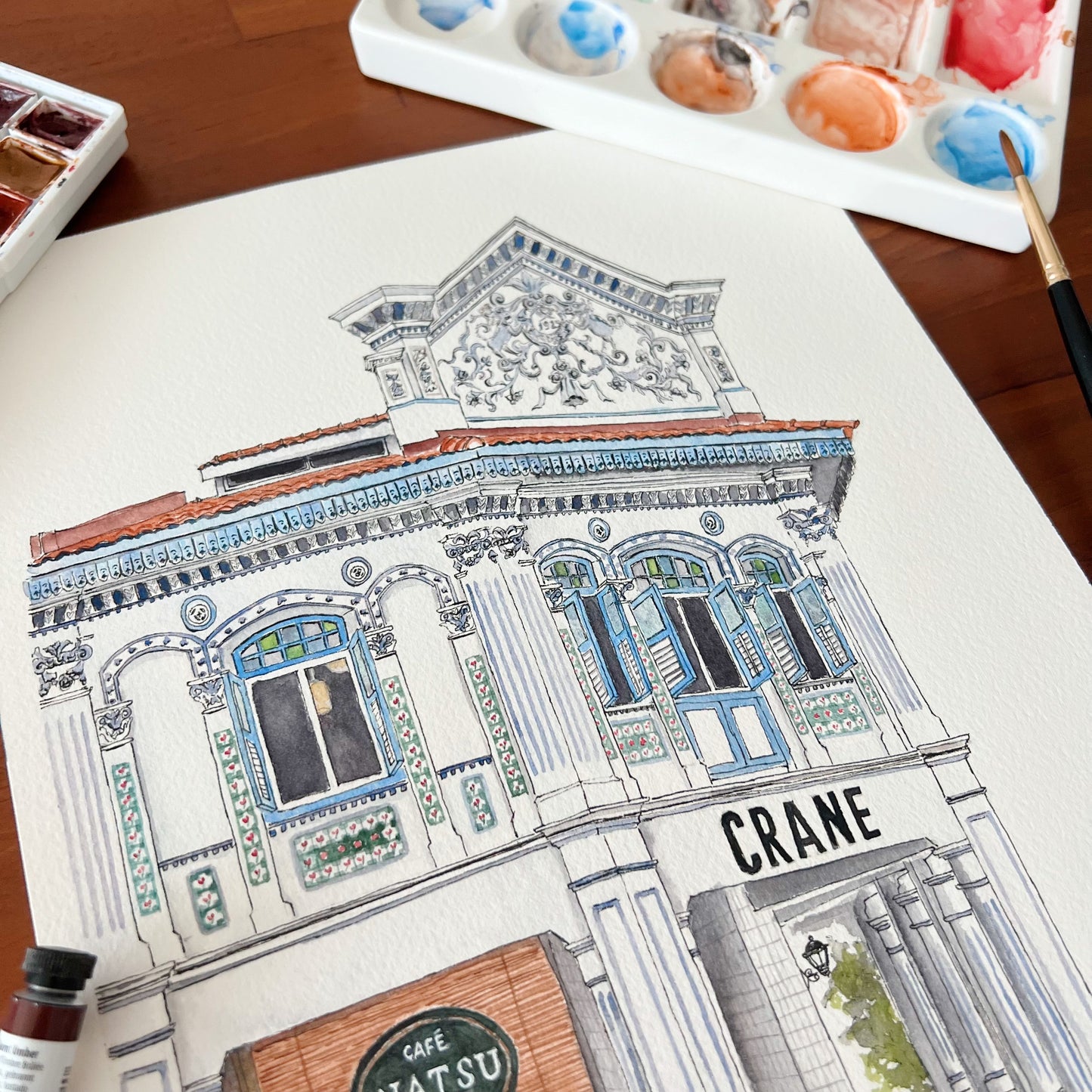 Original Artwork - Crane Shophouse, 2022