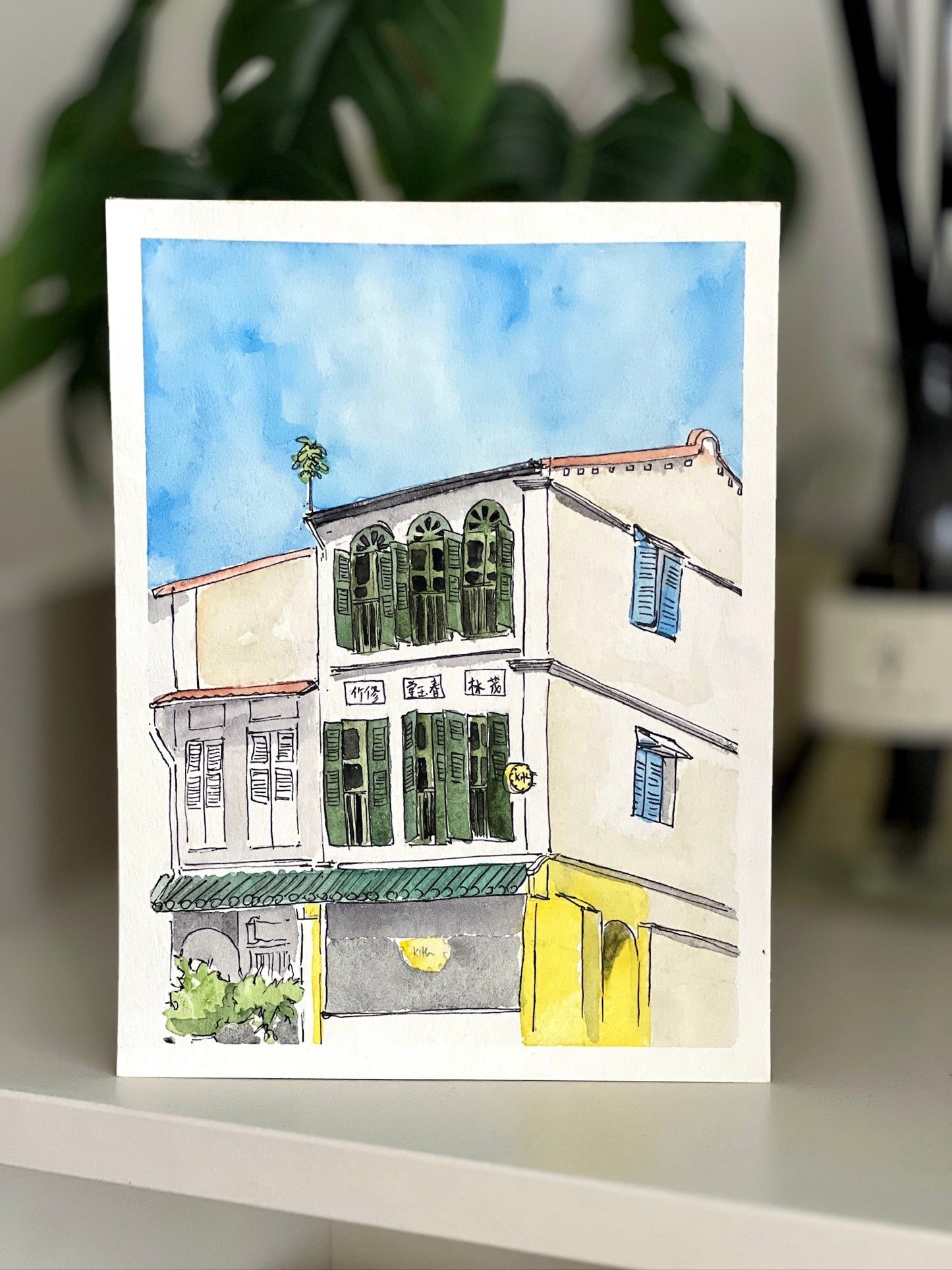 Spottiswoode shophouses| A5 Sketch