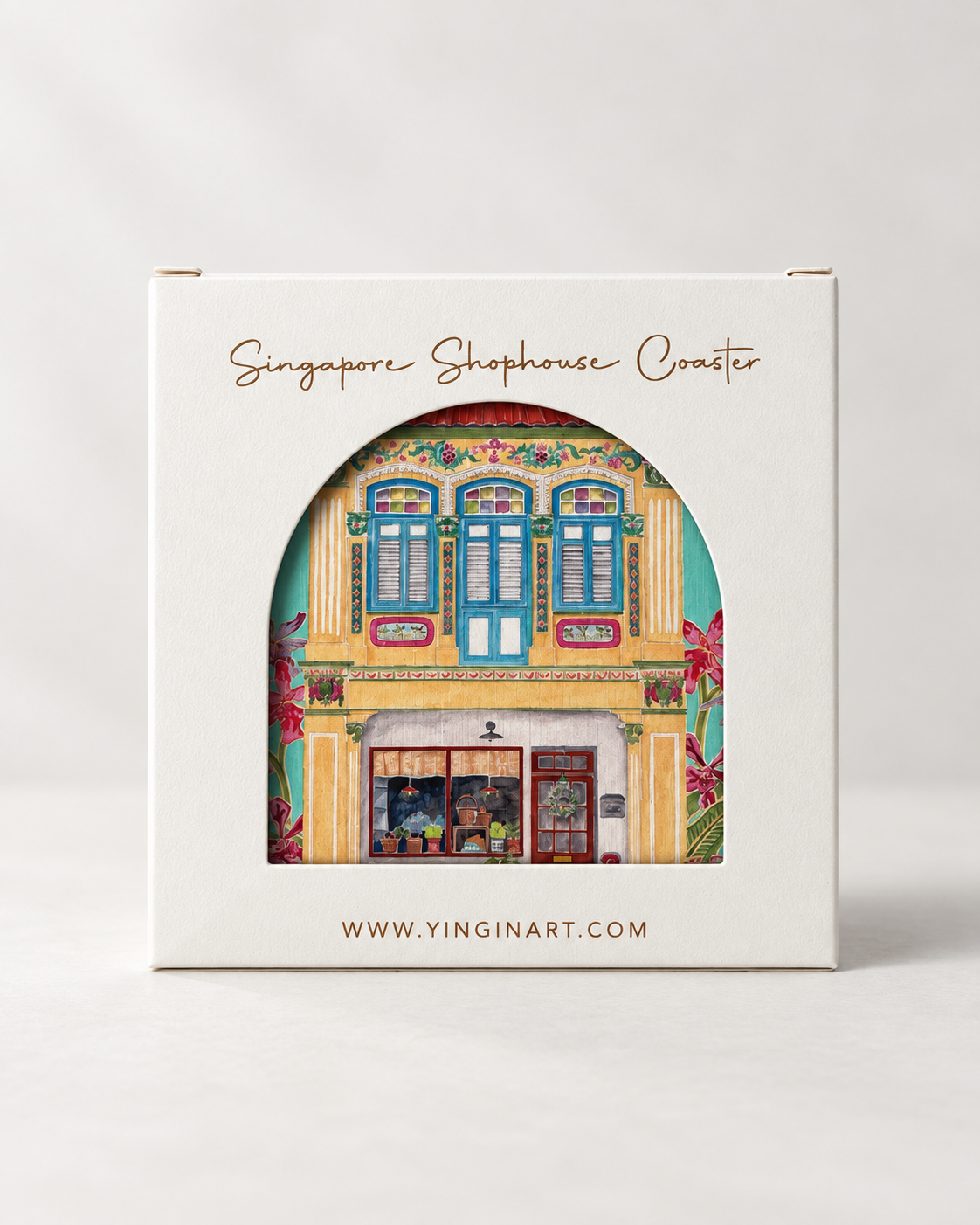 Singapore Shophouse Coasters