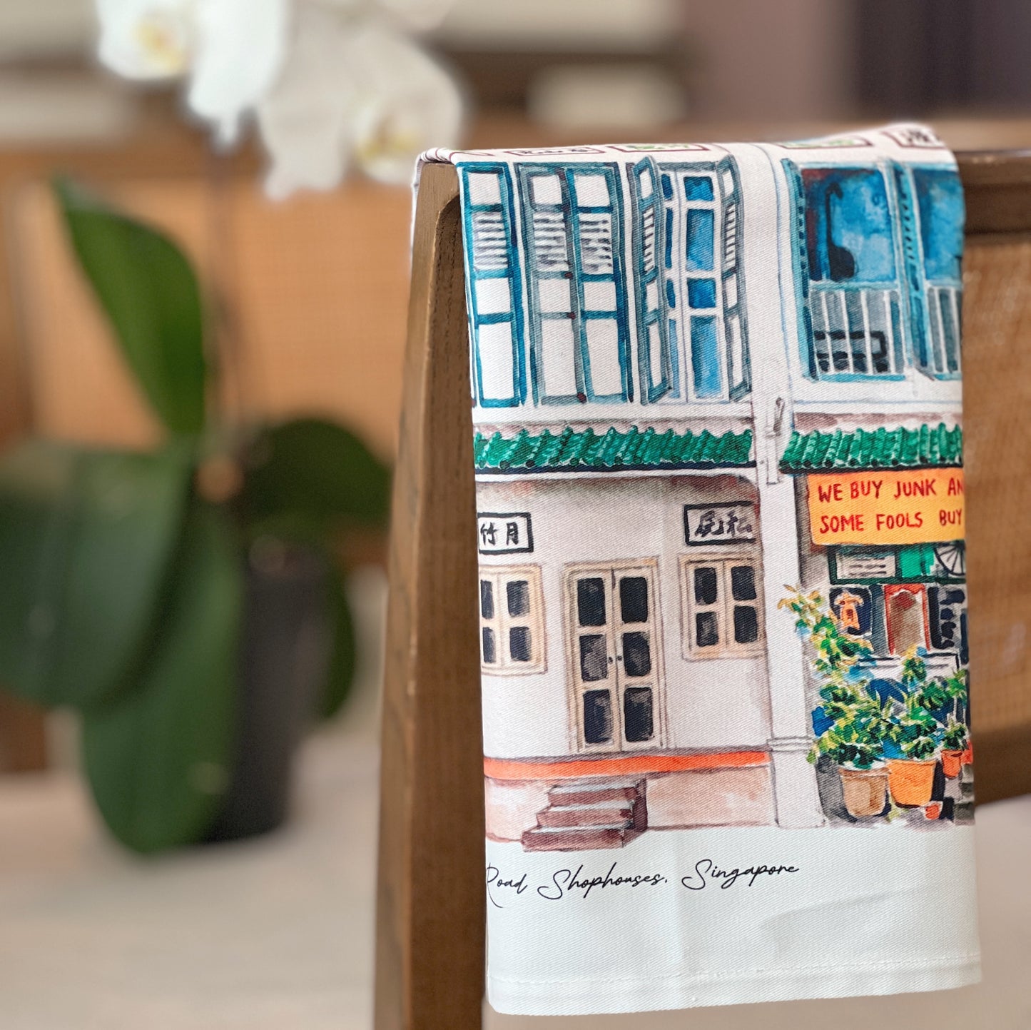 [NEW] Singapore Shophouse Tea Towels