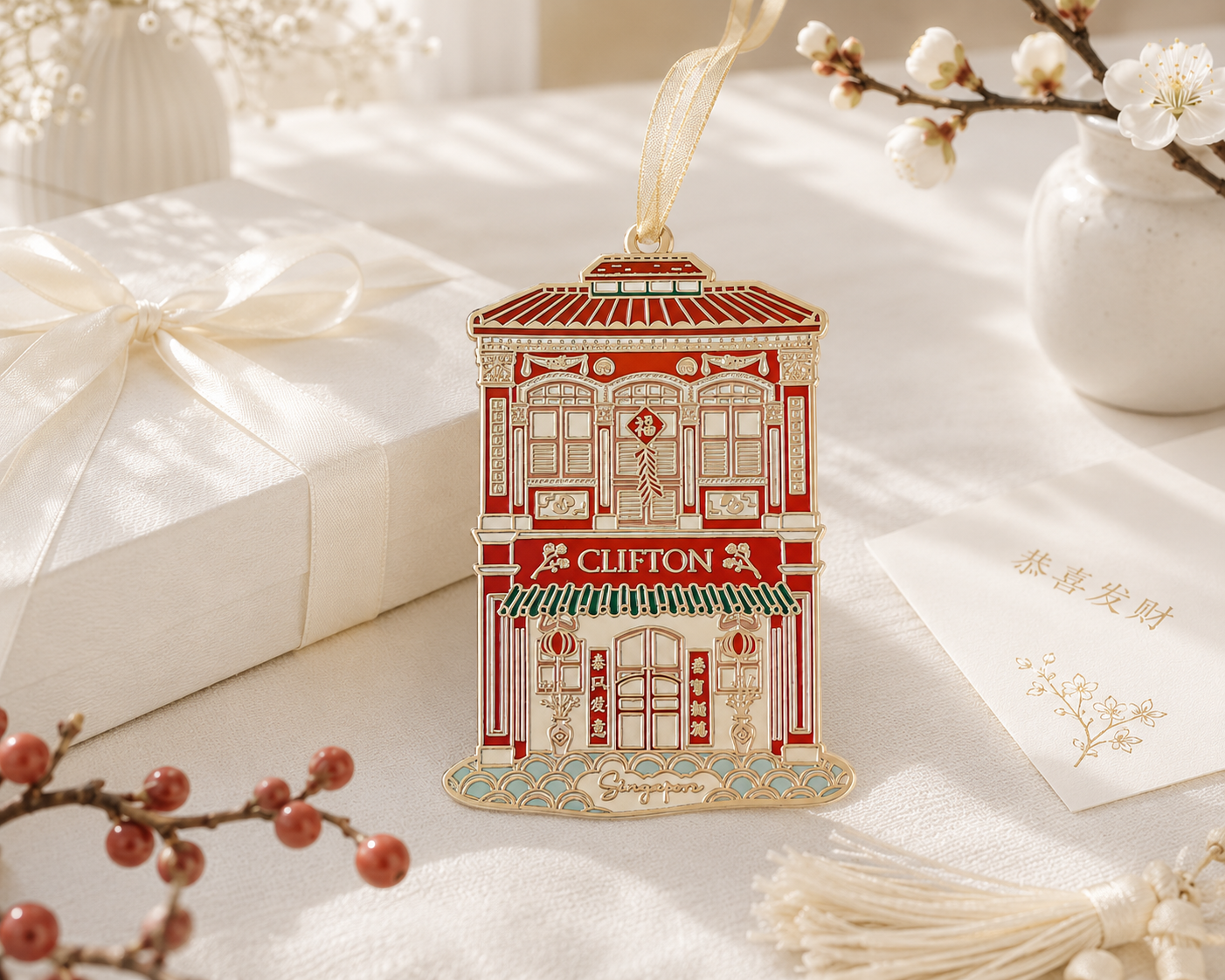 Singapore corporate gifts featuring illustrated keepsakes
