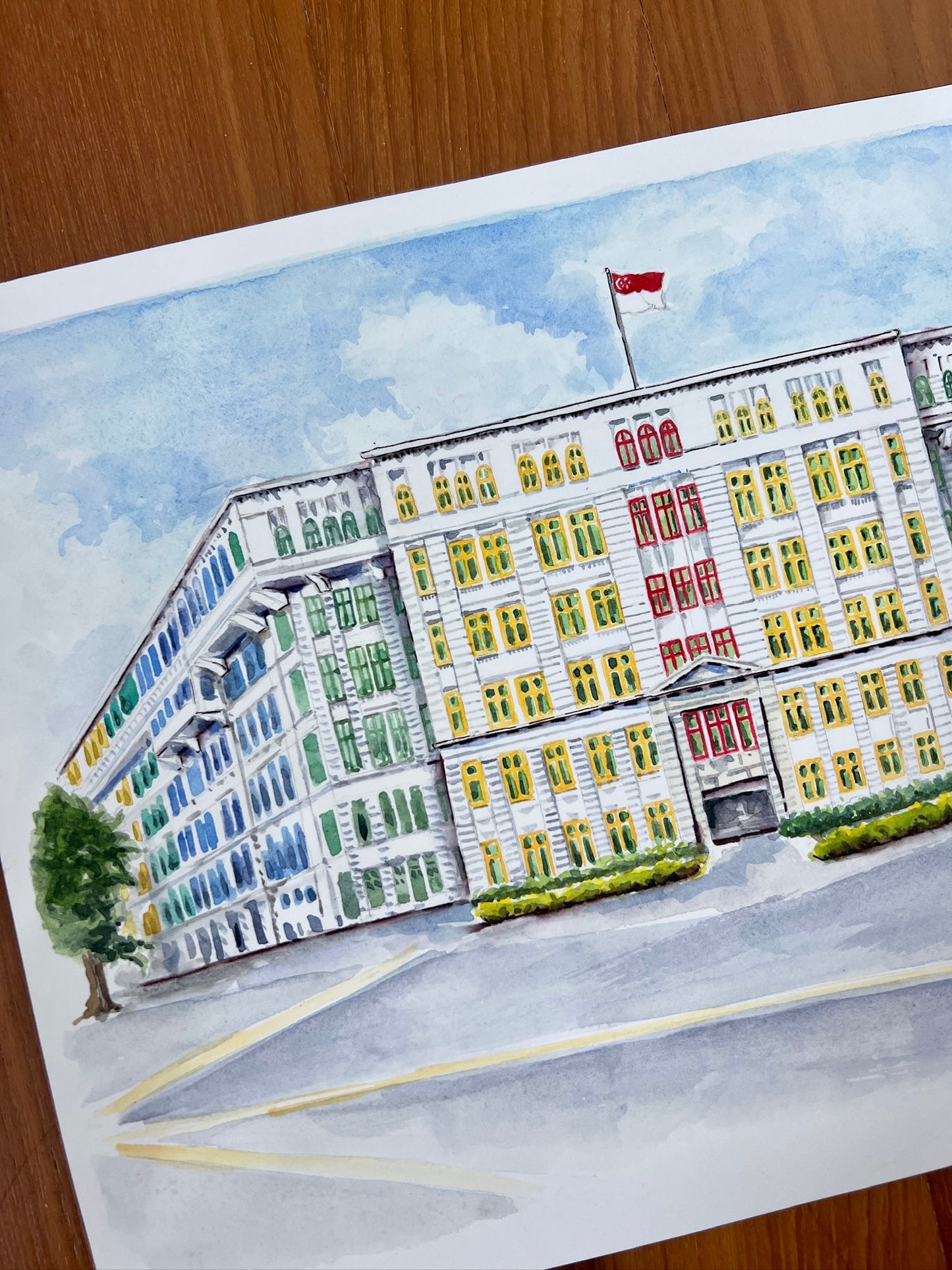 Singapore Art Print - Old Hill Street Police Station