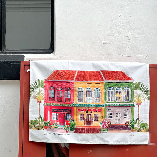 Emerald_Hill_Shophouse_ Singapore Tea_towel