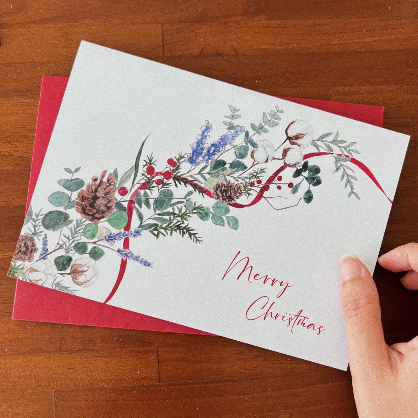 Wild Florals Christmas Card