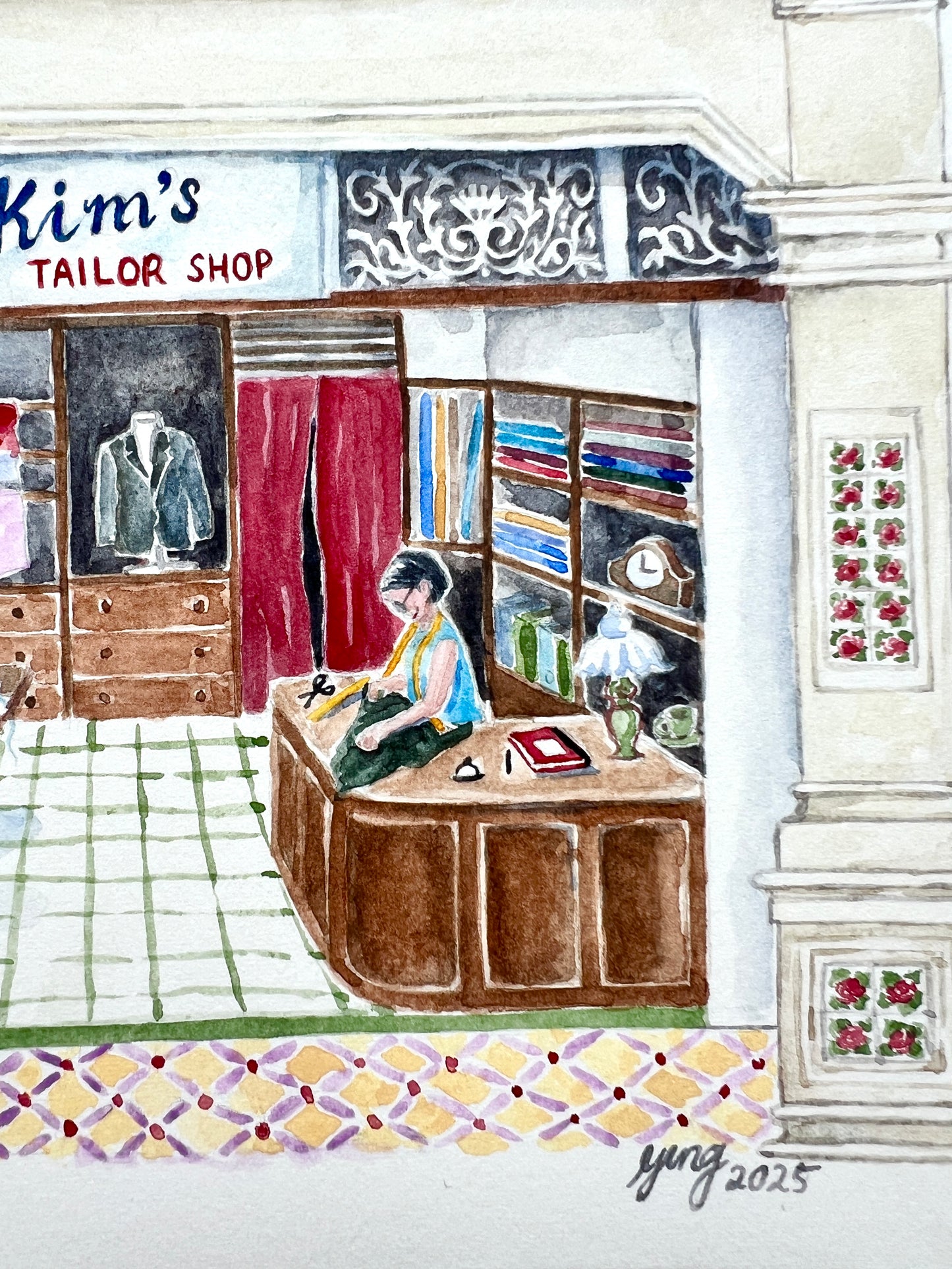 Original Artwork - Syed Alwi Shophouse in Jalan Besar, 2025