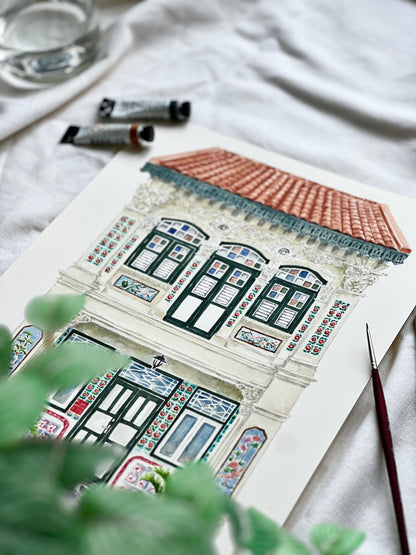 Original Artwork - Petain Road Shophouse, 2025