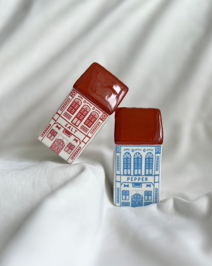 Singapore Shophouse Salt & Pepper Shakers | Heritage Souvenirs