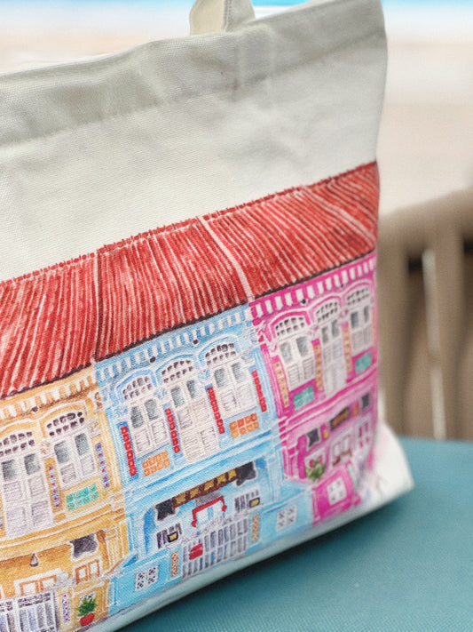 Koon Seng Shophouses Tote Bag