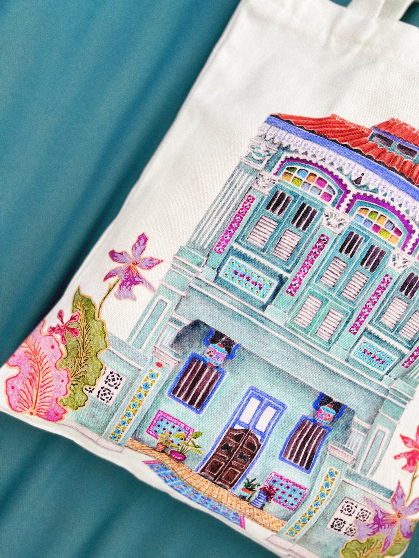 Joo Chiat Singapore Shophouse Tote 