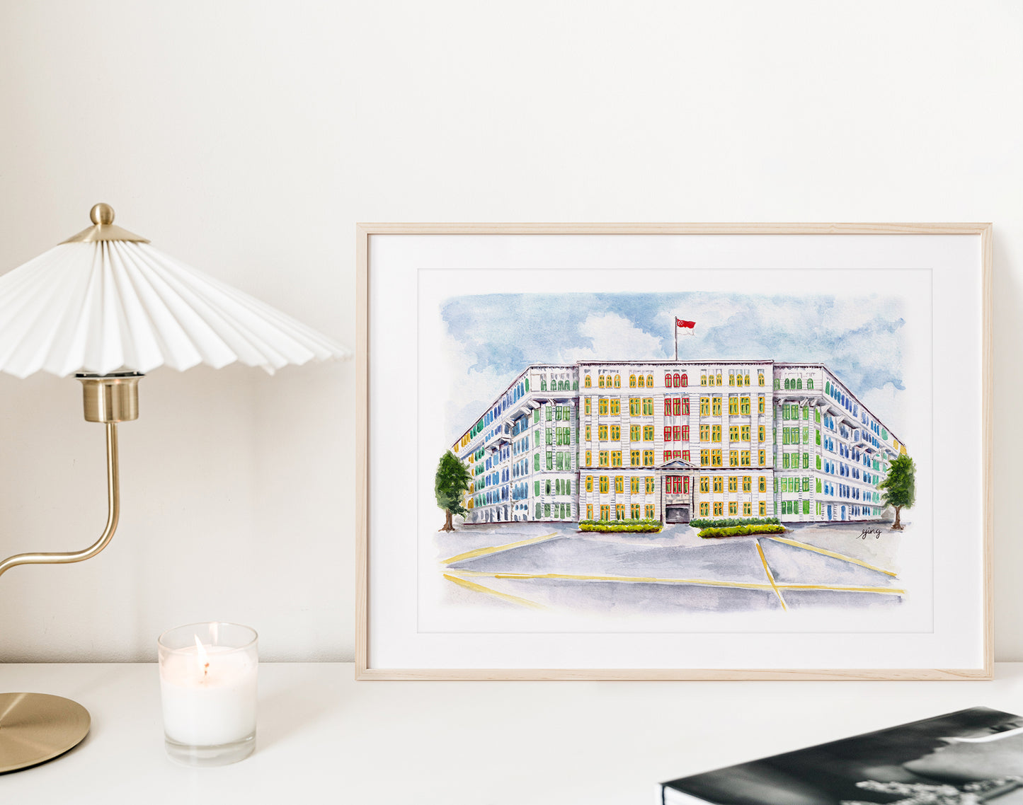 Singapore Art Print - Old Hill Street Police Station