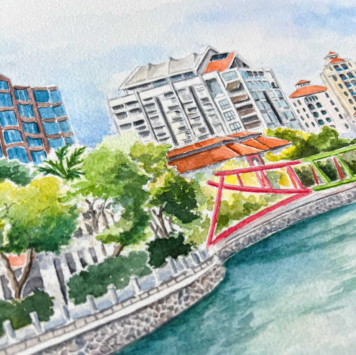 Singapore Art Print - Robertson Quay