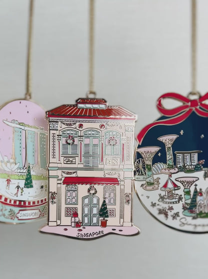 Singapore Christmas Collectible Ornaments