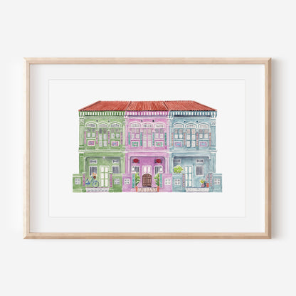 Original Artwork - Three Sisters Shophouse, 2023