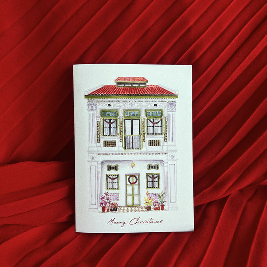 Singapore Christmas Card - Sage Shophouse