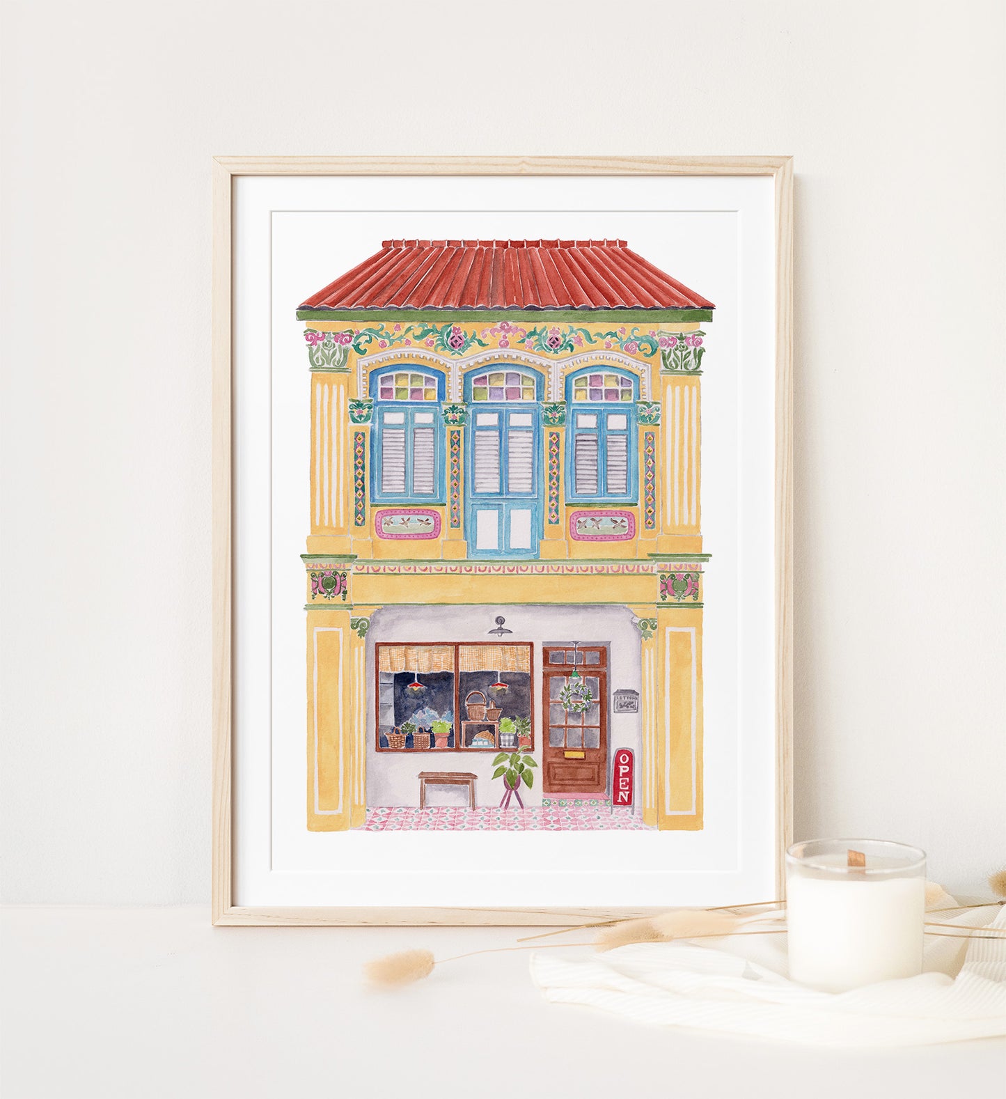 Fine Art Print - Florence Shophouse