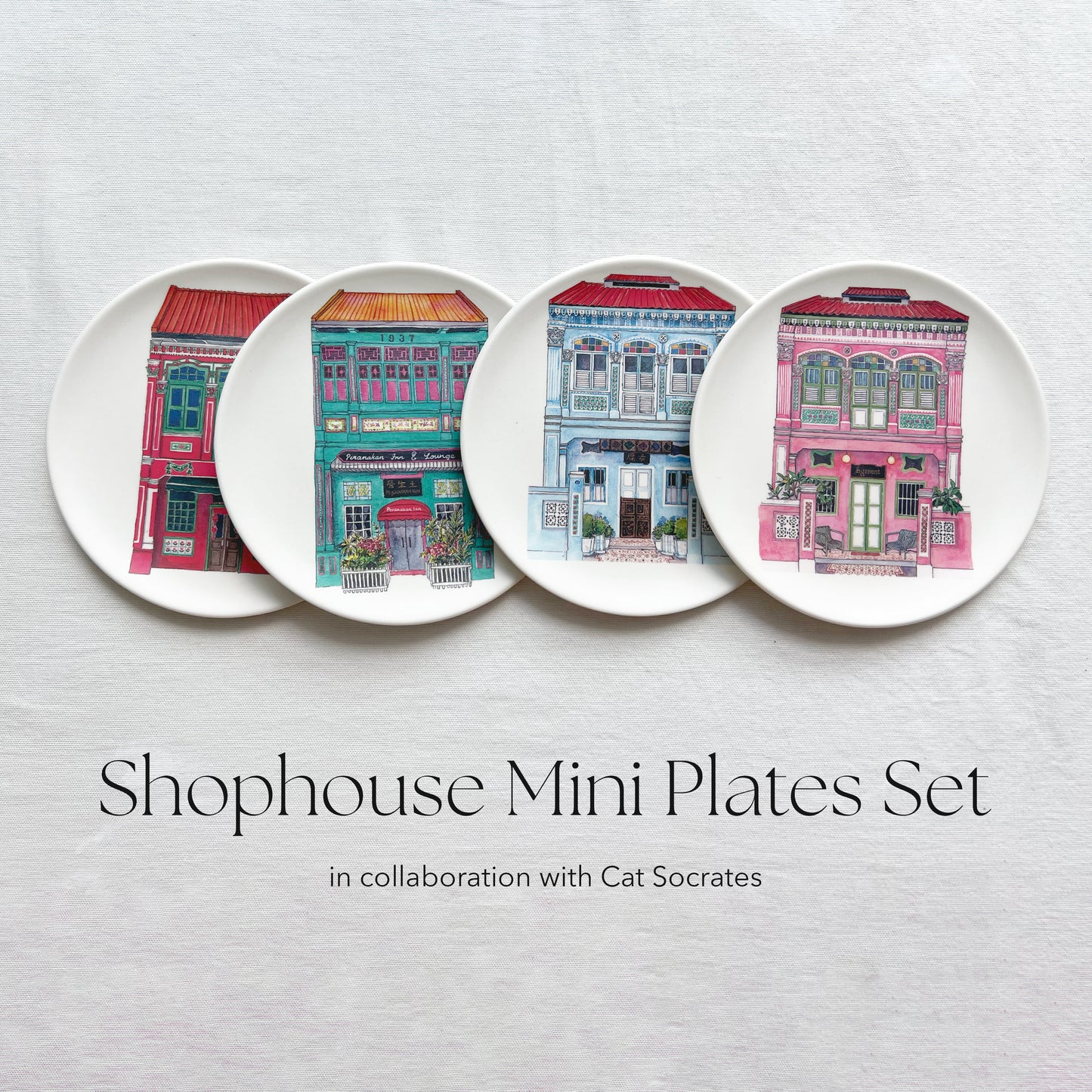 Shophouse Mini Plates Set