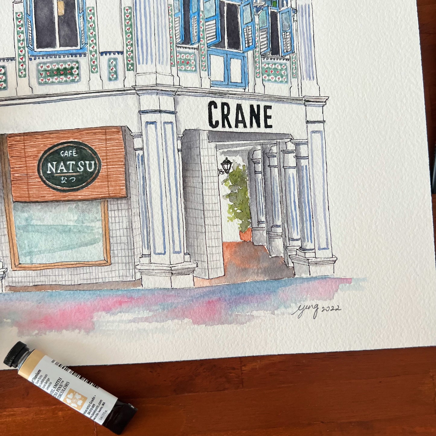 Original Artwork - Crane Shophouse, 2022